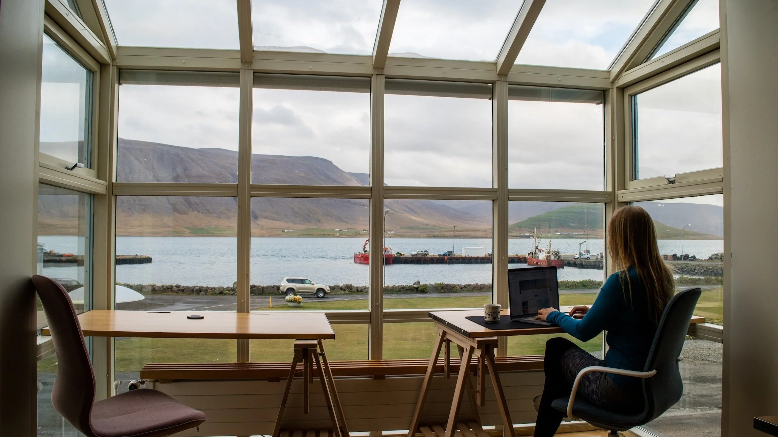 Tour company videographer in Iceland